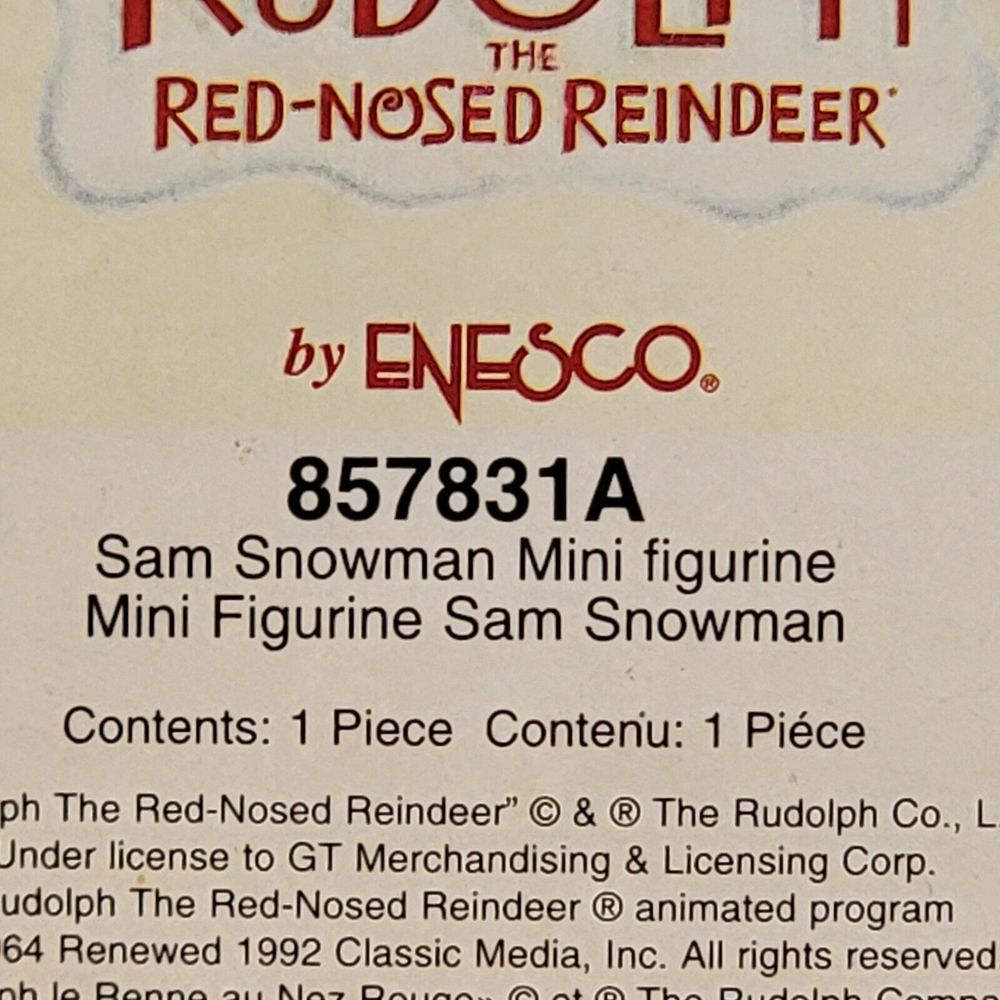 4 Enesco Mini Figures Sam Hermey Clarice Bumble from the Island of Misfit Toys - Picture 15 of 16